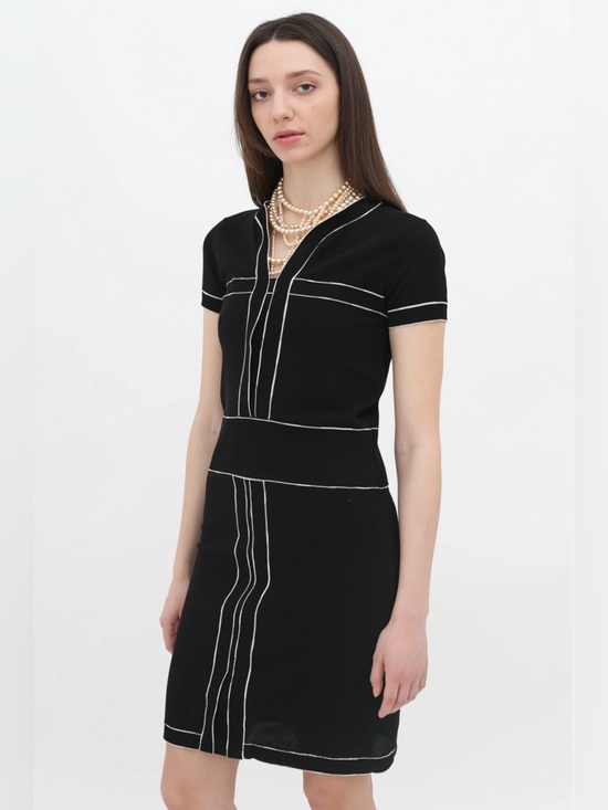 CHANEL Dresses & Skirts - Chanel Knee Length Black Shift Dress. Size 10